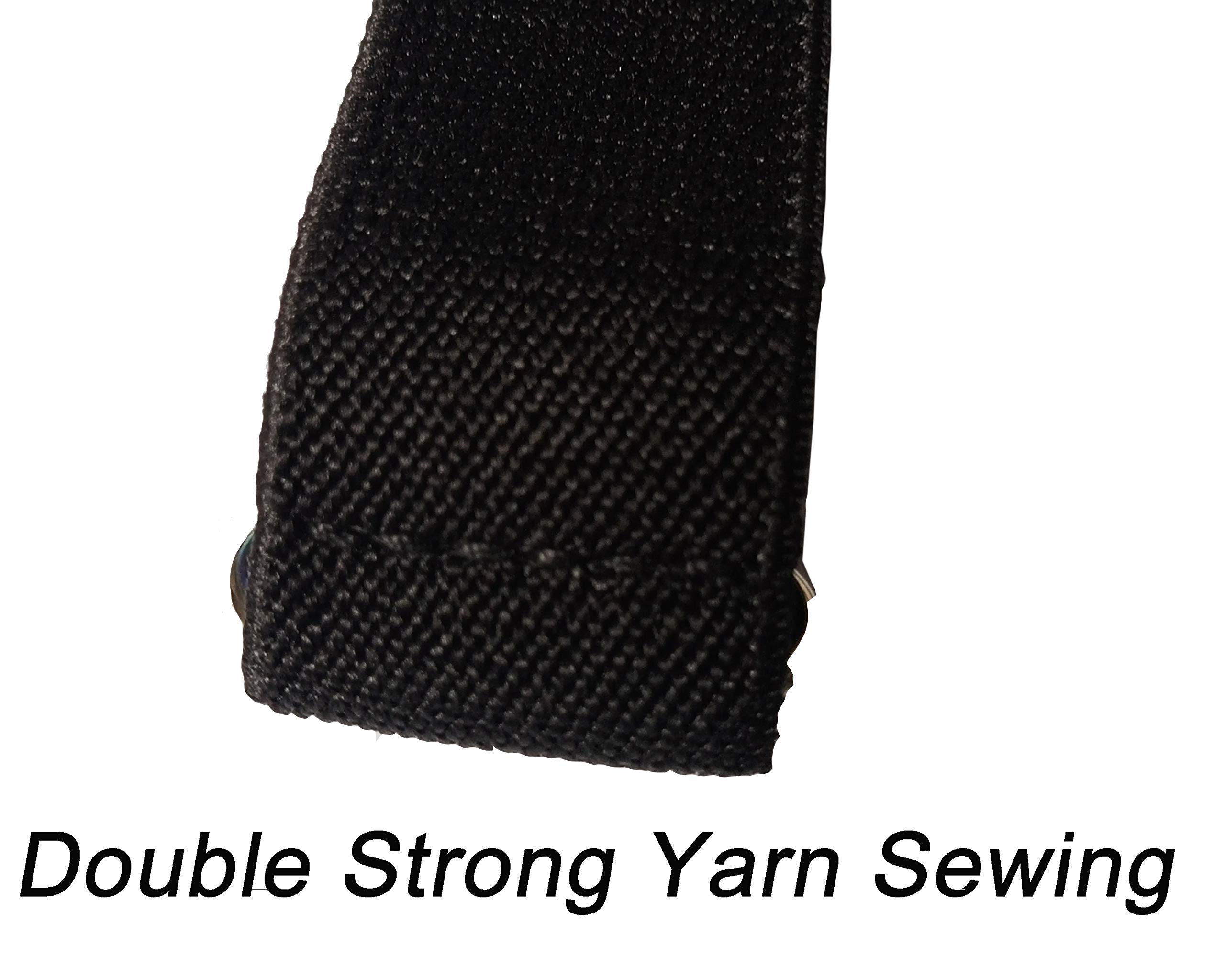 2 Pieces Adjustable Sleeve Garters for Shirts and Costumes, Elastic Armbands for Bartenders, Waiters, Weddings and 1920s Dress, Black — image 6