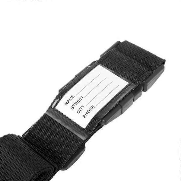 2-Pack Black Luggage Strap with Lock - Adjustable Travel Belt Set โ image 3
