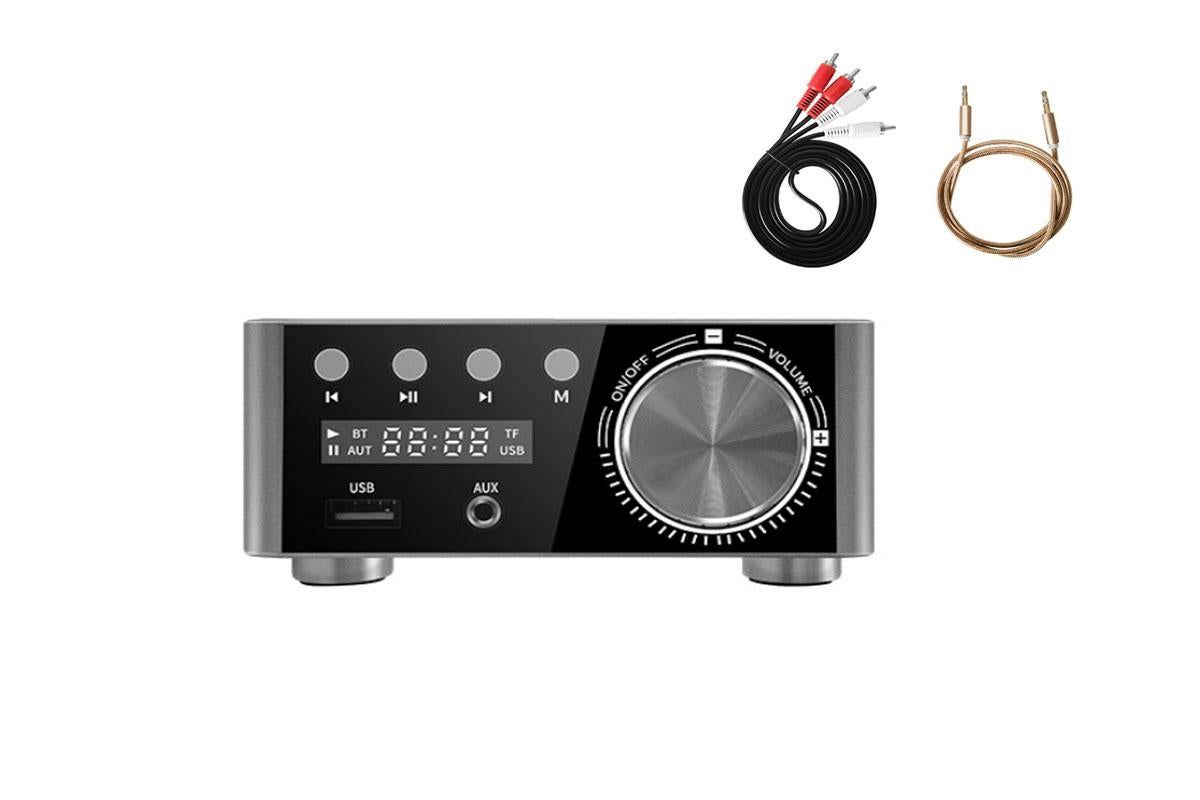HIFI BT5.0 Digital Amplifier Stereo Audio Amp 2x80W Sound Power Audio Receiver Stereo AMP USB AUX for Phone Tablet Laptop โ image 2