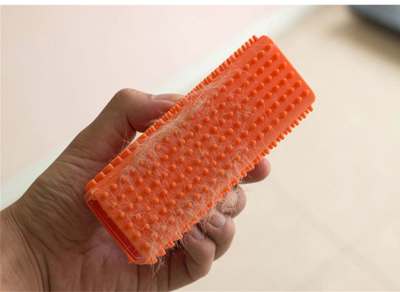 Pet Dog Cat Hair Remover Furniture Rubber Pet Hair Block Roller Cleaner, Carpet Brush for Dog Hair Sofa Hollow Rubber โ image 2