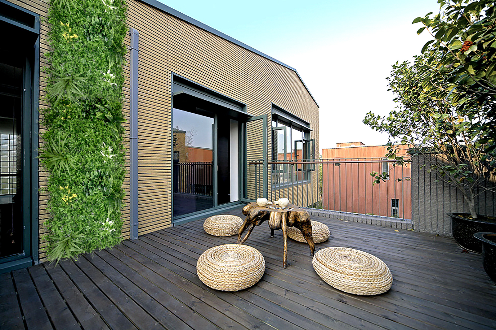 YES4HOMES 1 SQM Artificial Plant Wall Grass Panels Vertical Garden Foliage Tile Fence 1X1M Green — image 5