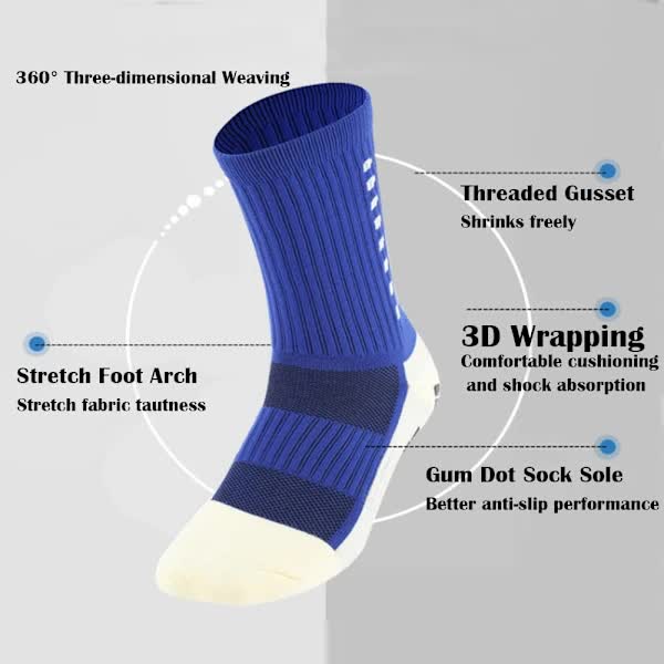 Kids Soccer Socks Non-Slip Hospital Grip Athletic Socks โ image 3