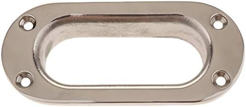 Hawse Pipe Silver Winch Cable Lead Guide Stainless Steel Rectangular Boat Fairlead for Marine Ship Yacht — image 4
