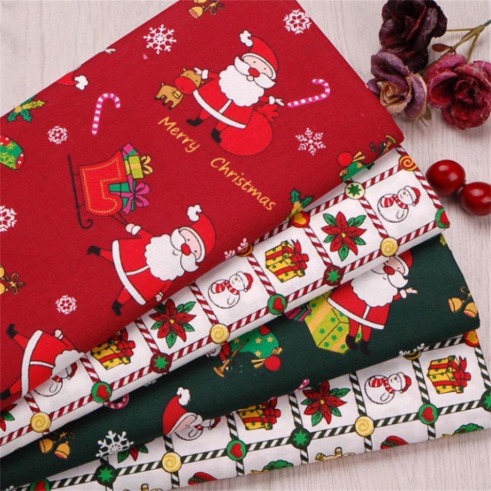 Christmas Cotton Fabric Patchwork Quilted Fabric for Dress Making Shirts Clothes Sewing Patchwork DIY Crafts โ image 6