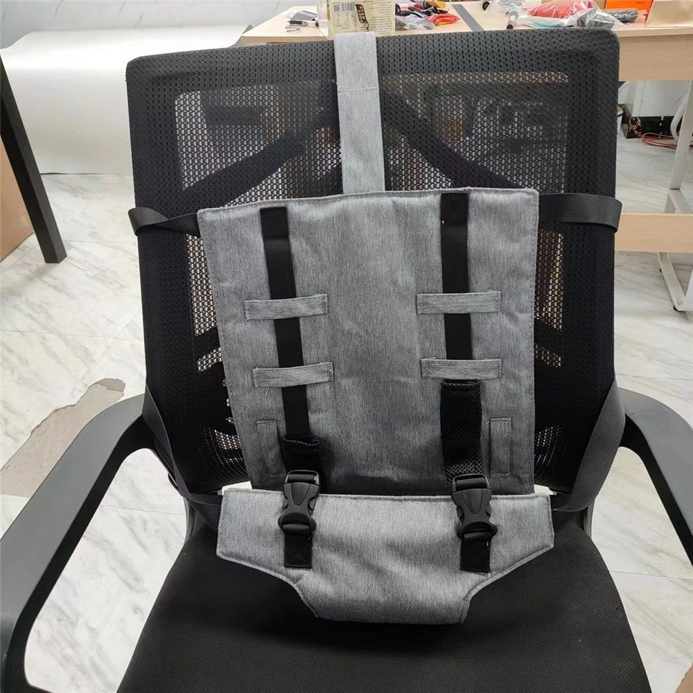 Portable Chair Strap - Travel Dining Seat Cover for Babies & Toddlers | Portable Baby Chair for Travel | Compact, Foldable Baby Seat Cover – Grey — image 4