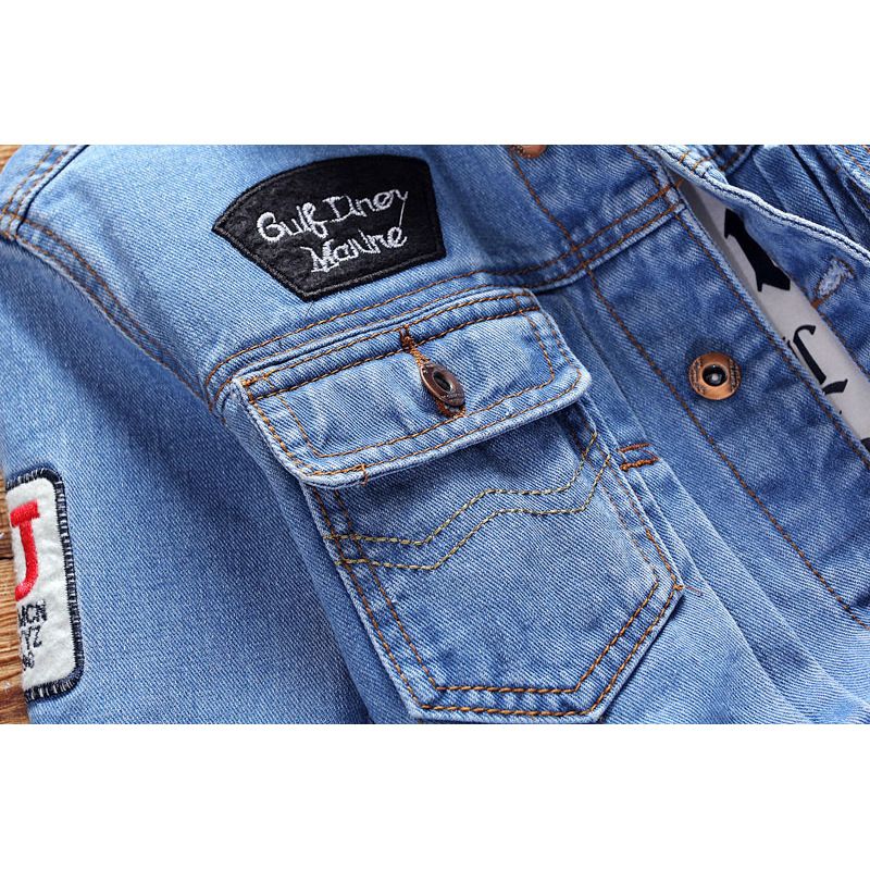 Aishini Men Jacket Spring Autumn Slim Fit Cotton Blue 3XL Size: 3XL; Height (cm): 185-190; Weight (kg): 95-105; Bust (cm): 116; Shoulder width (cm): 48; Length โ image 5