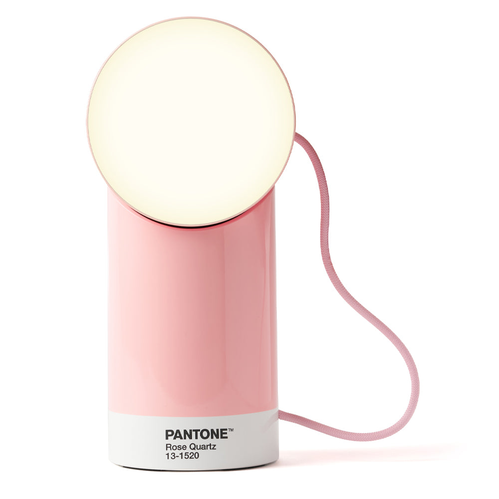 Lexon Orbe Portable Led Lamp With Moving Head PANTONE - Rose Pink โ image 3