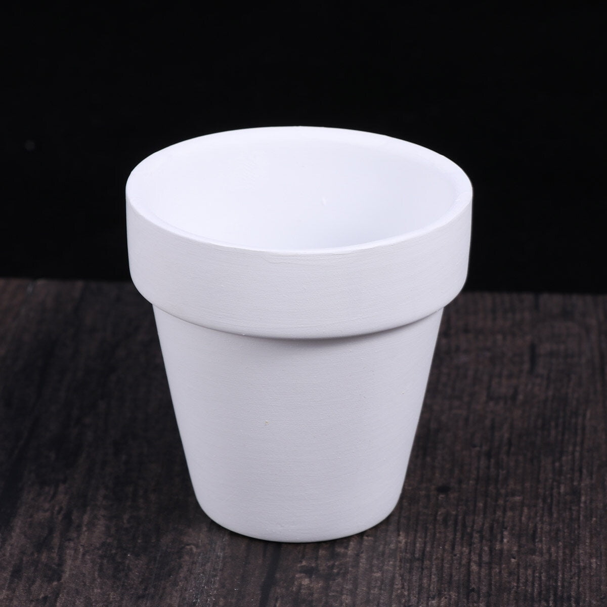 Worgeous 5Pcs 10x10CM Small White Terracotta Pot Clay Ceramic Pottery Planter Cactus Flower Pots Succulent Nursery Pots with Hole โ image 3