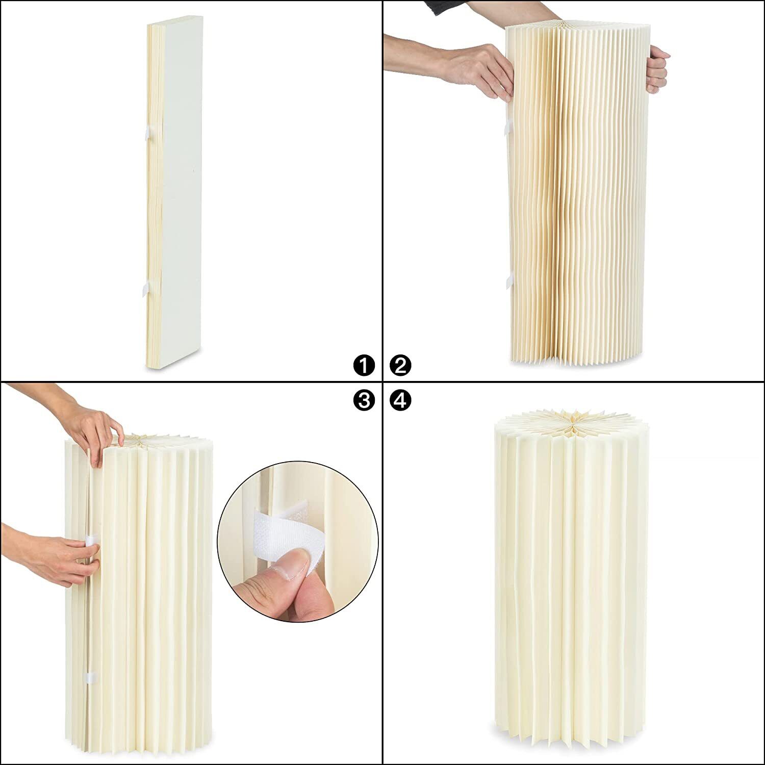5 Hard Carboard Display Stand Round Plinth Cylinder Pedestal Wedding Flower — image 6