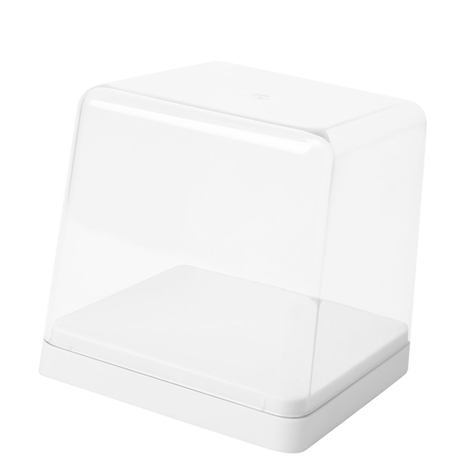Figures Display Storage Case Transparent Cover Dustproof Stackable Figure Collection Box White โ image 2