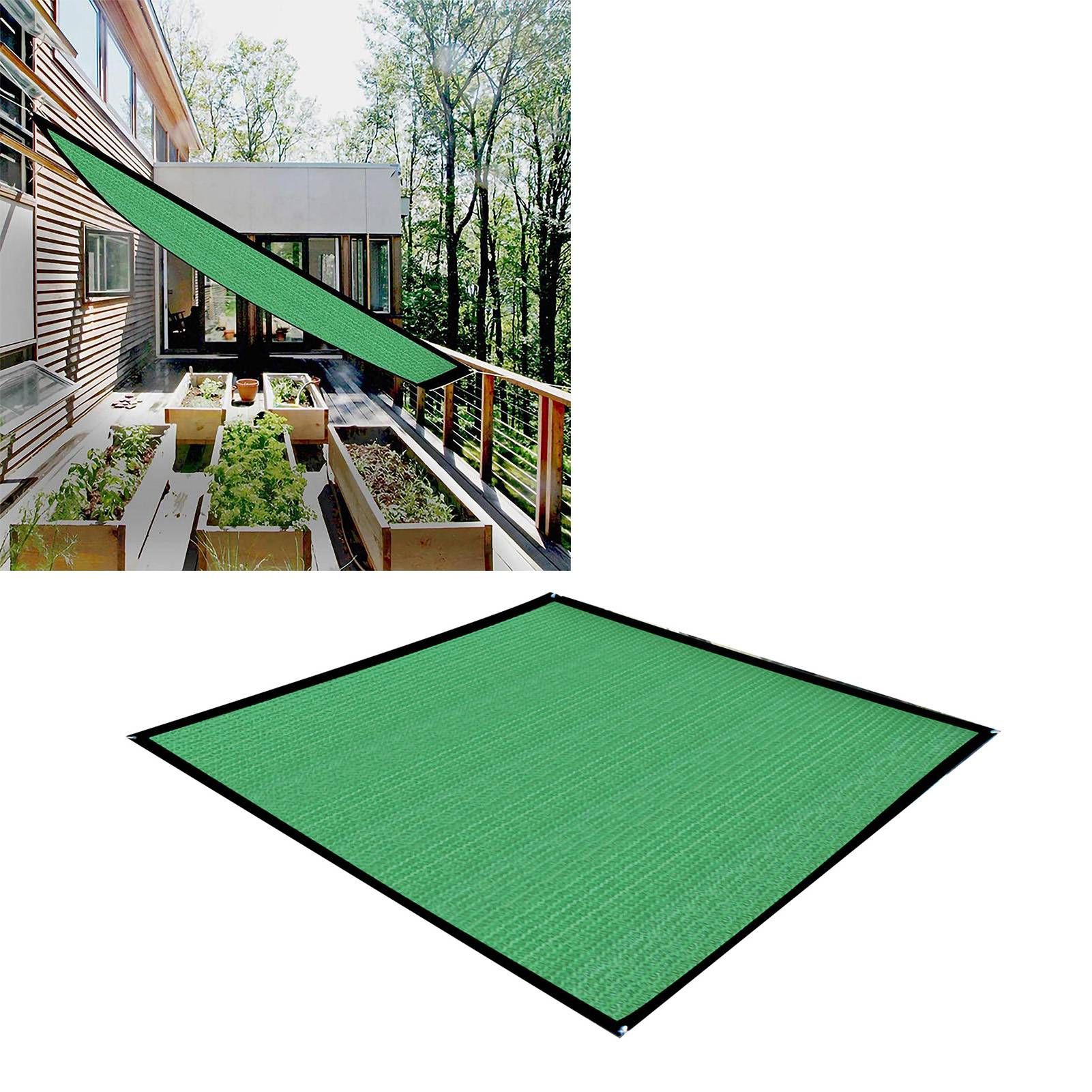 Square Geen Sun Shade Sail Canopy Awning Encrypted Thickened Breathable Sun Shade Sail for Outdoor Courtyard 2x2m 14 Pin — image 5