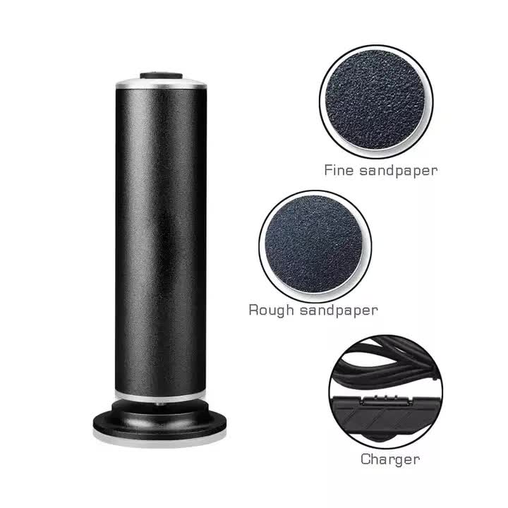 Silver Electric Foot Callus Remover - Portable Pedicure Tool for Smooth Feet โ image 3
