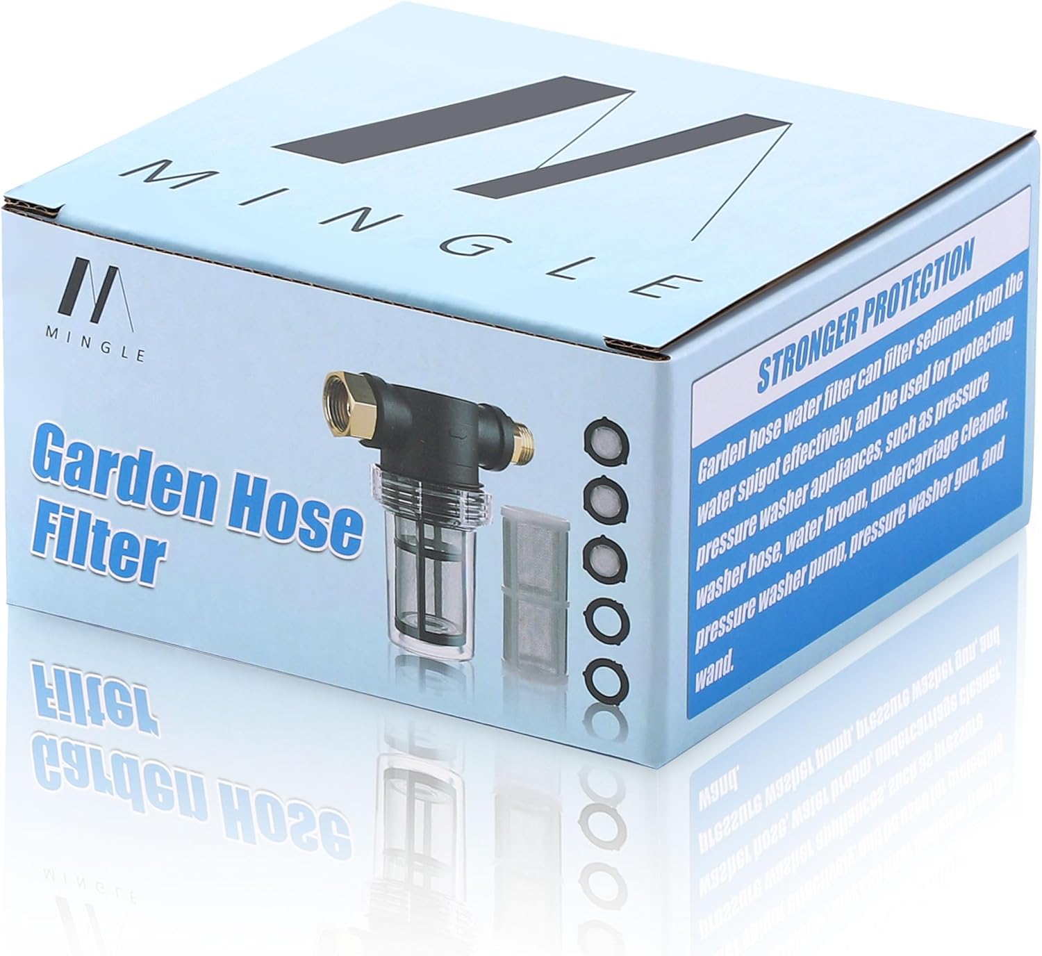Garden Hose Filter for Pressure Washer inlet Water, Inline Filter for Sediment, 40 Mesh Screen, Extra 100 Mesh โ image 6