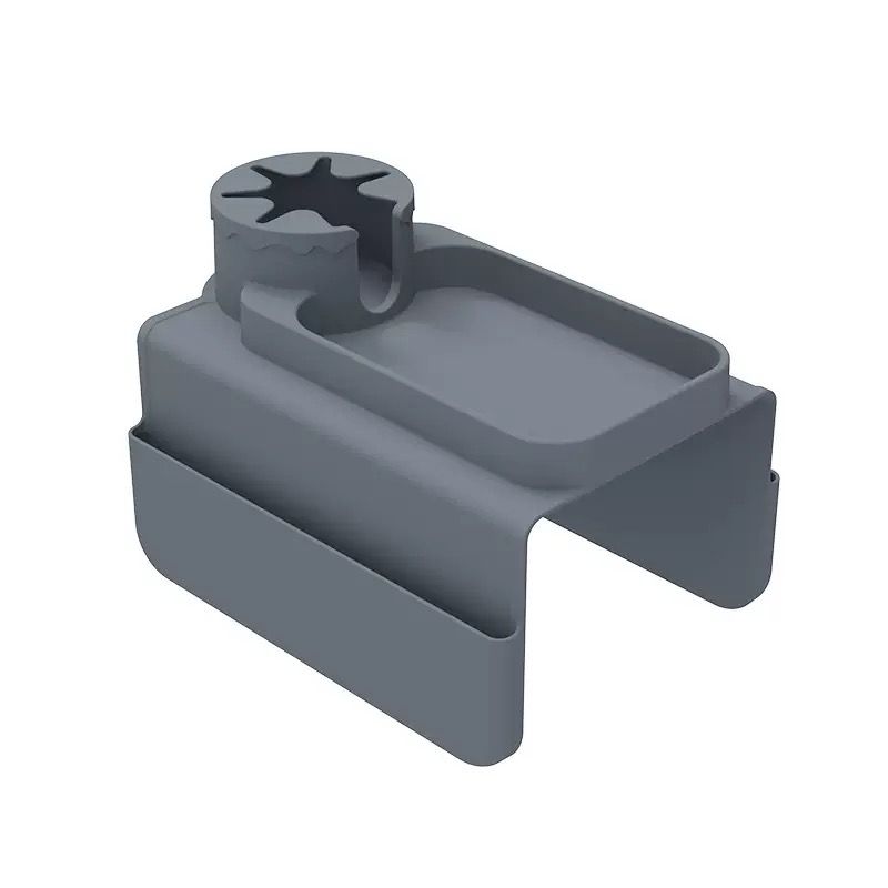 Tidy up your sofa side with this innovative silicone armrest caddy, designed to securely hold your coffee mug, phone, remote, glasses, and keys while you