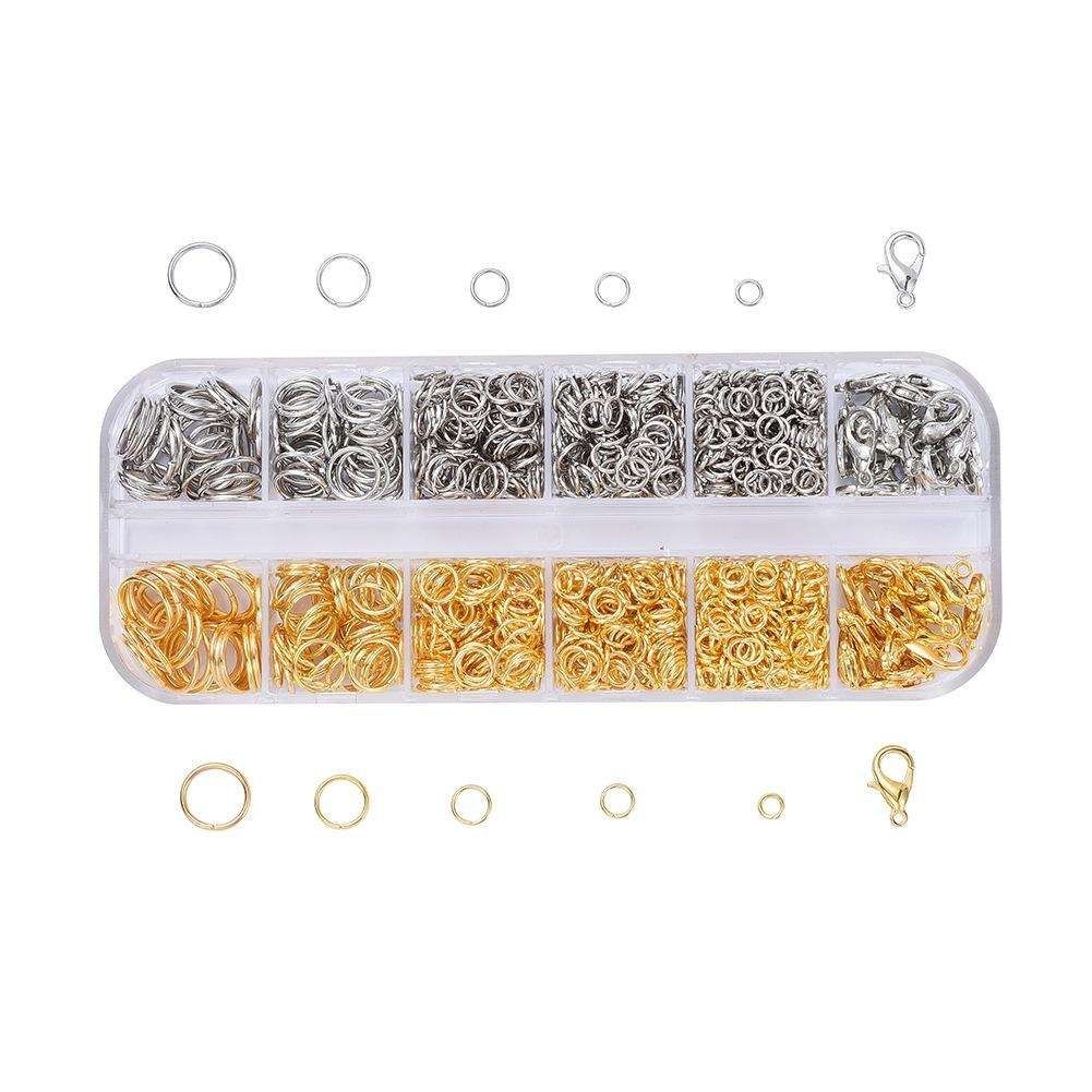 Jewelry Making Kit with Pliers, Wire and Rings - DIY Silver Gold Craft Supplies โ image 2
