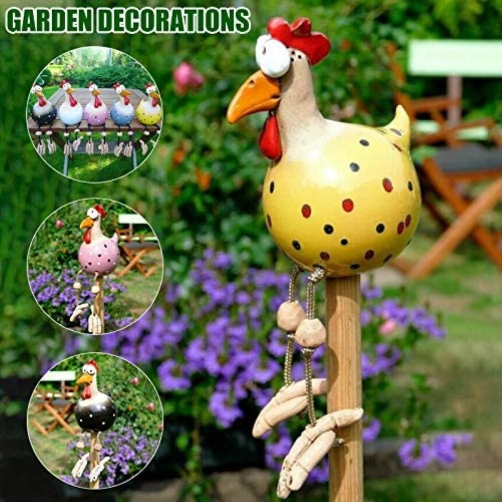 Garden Decoration Ceramic Chicken Hilde Decoration Animal Figurine Ornament for Home Decorative Craft โ image 6