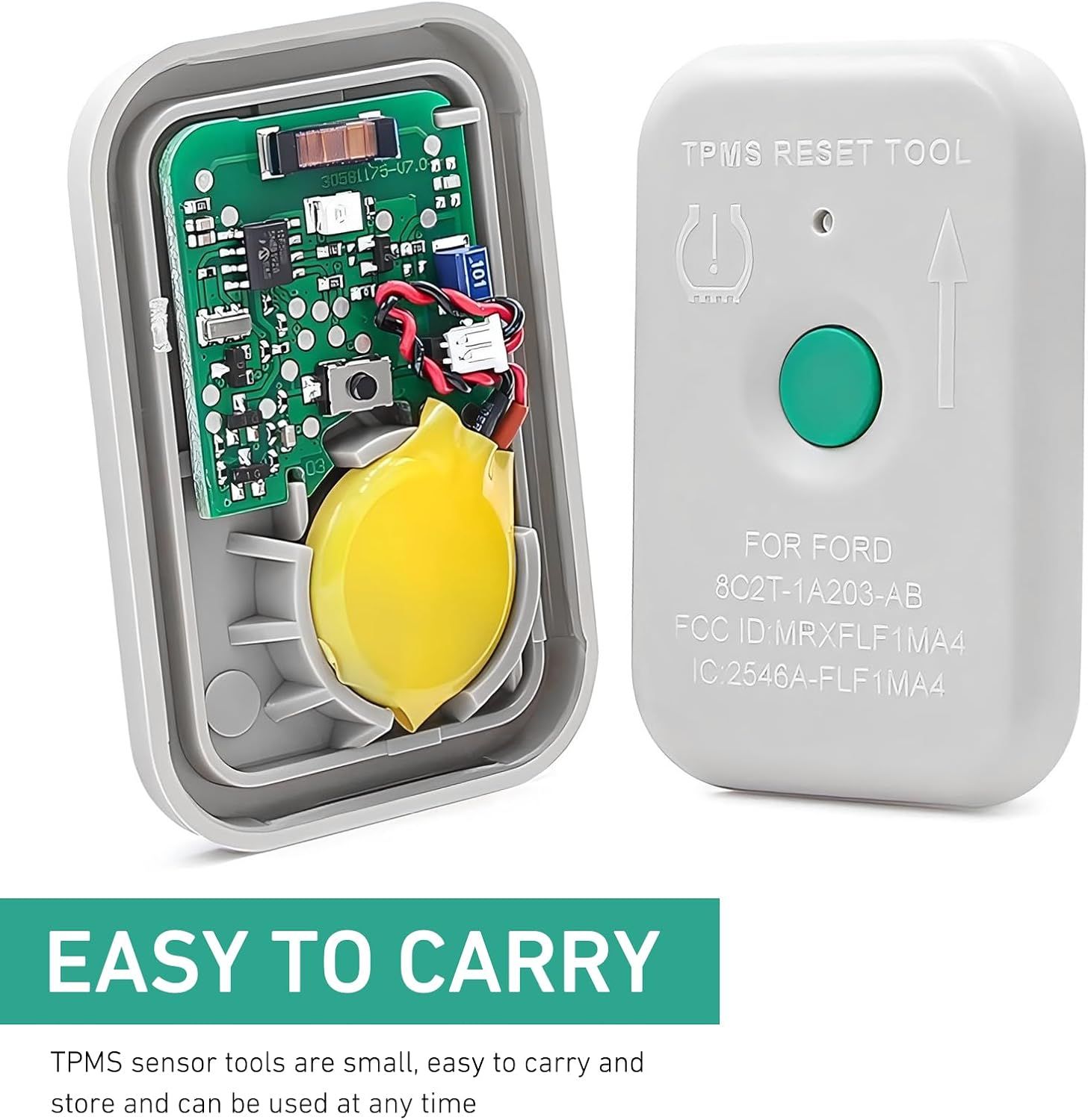 Car TPMS Programming Tool, Portable Tire Pressure Reset Device, Tire Activation Tool OEM# 8C2T-1A203-AB, Compatible with Ford F-150 Mustang Edge Escape โ image 5
