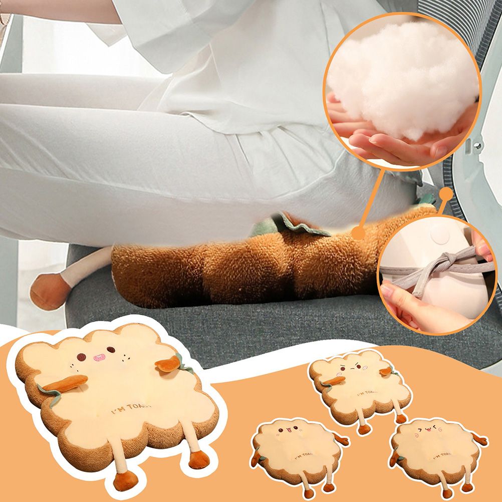 Cute Simulation Bread Toast Pillow Plush Doll Soft Stuffed Bread Cushion for Kids Aldult Gifts โ image 5