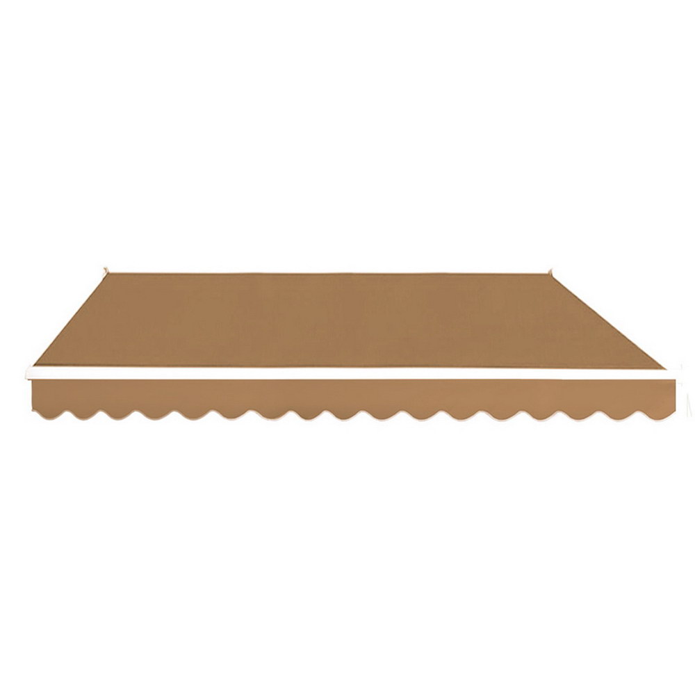Instahut Retractable Folding Arm Awning Motorised Remoter Sunshade 2.5Mx2M Beige — image 3