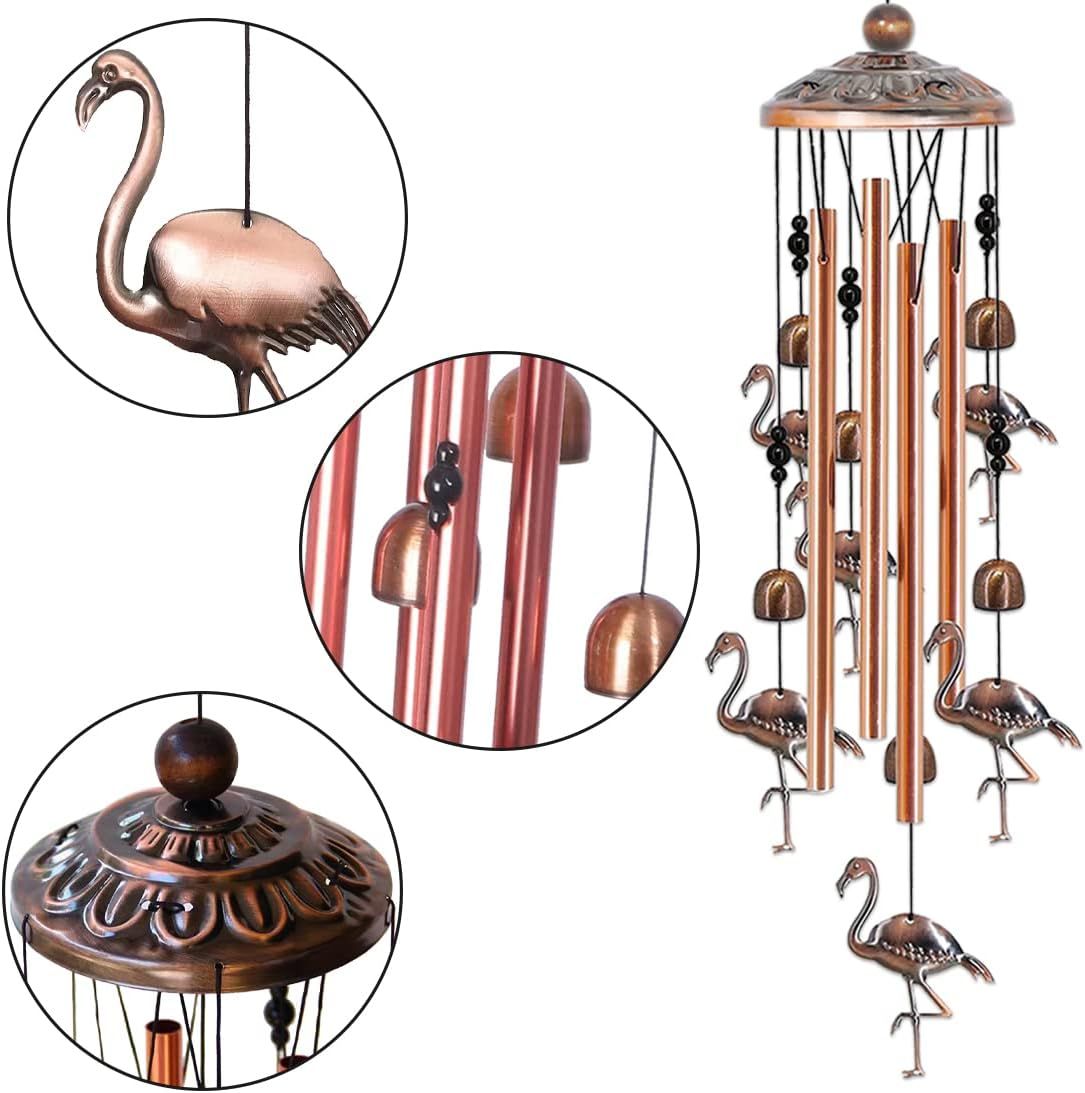 Elephant Retro Metal Wind Chime - Large Hanging Bell Ornament for Balcony Garden Courtyard Decoration — image 2
