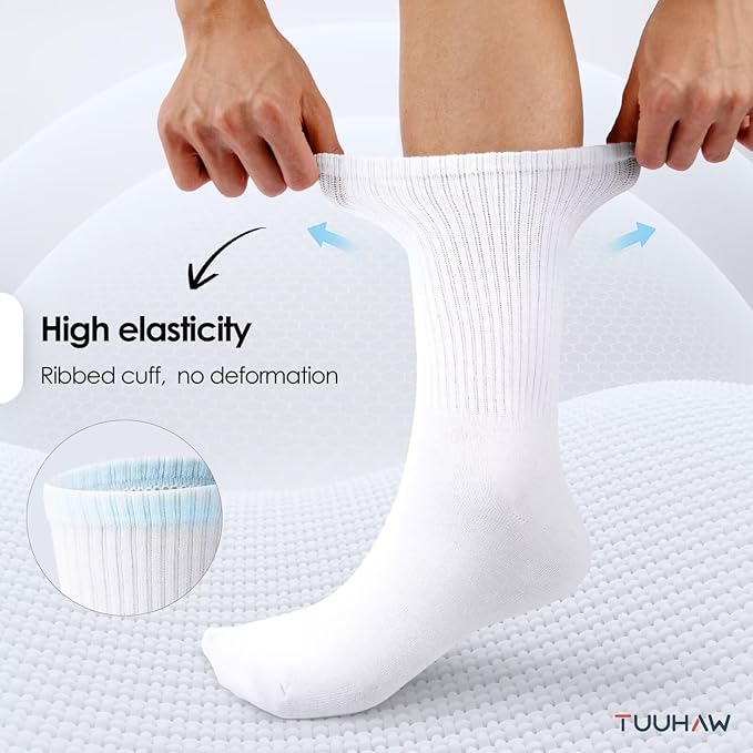 Sports Socks - 3 Pairs Set for Men and Women - Cotton Sports Socks - Suitable for Tennis and Running - Daily Use — image 3