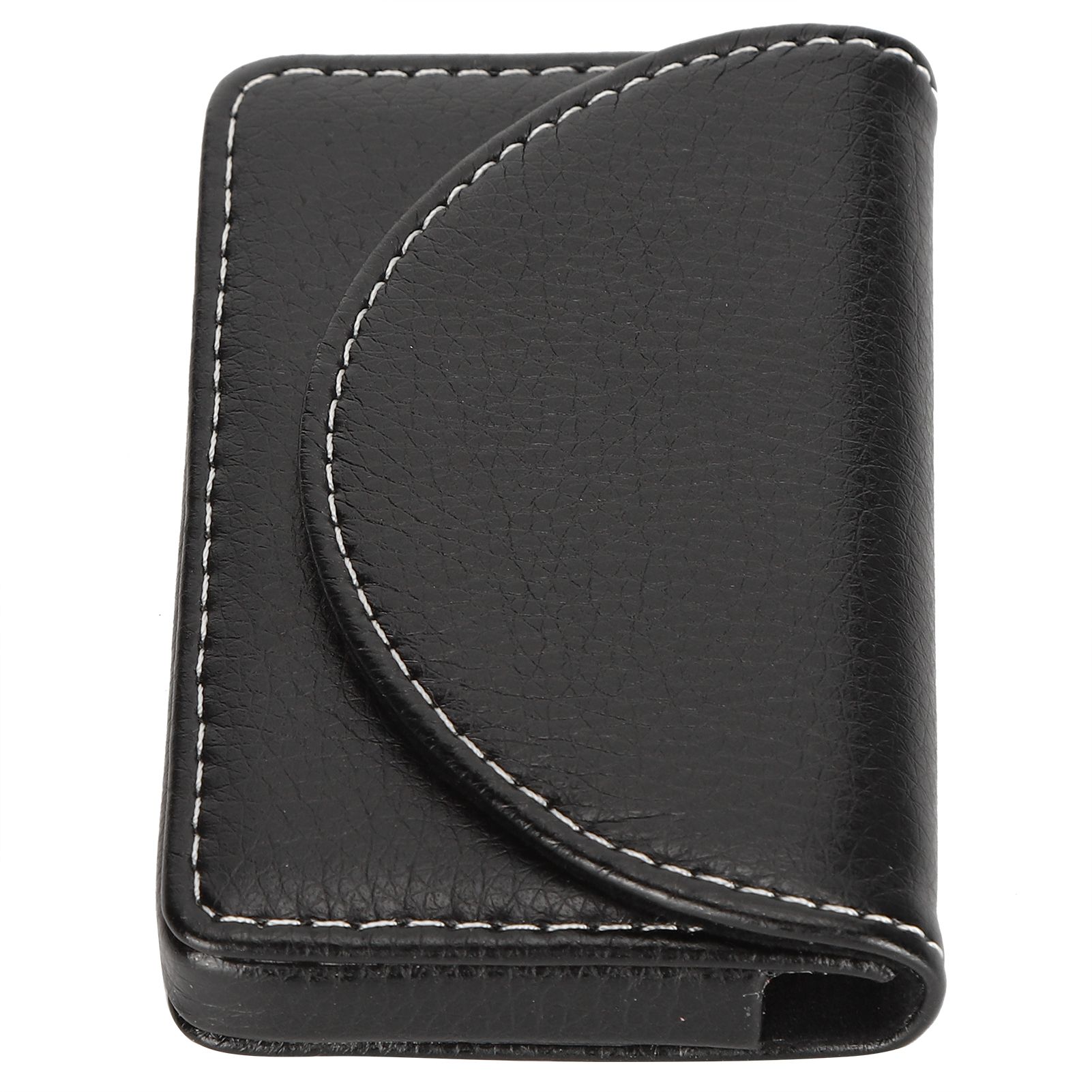 Business Name Card Case PU Leather Holder Organizer Gifts for Traveling BusinessBlack 033# β image 3