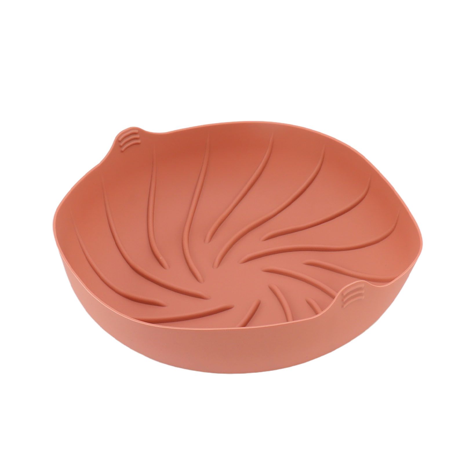 Fryer Silicone Liner Heat Resistant Silicone Fryer Liner Basket Reusable Round Fryers Silicone Pot for Home Kitchen Rose Red โ image 4