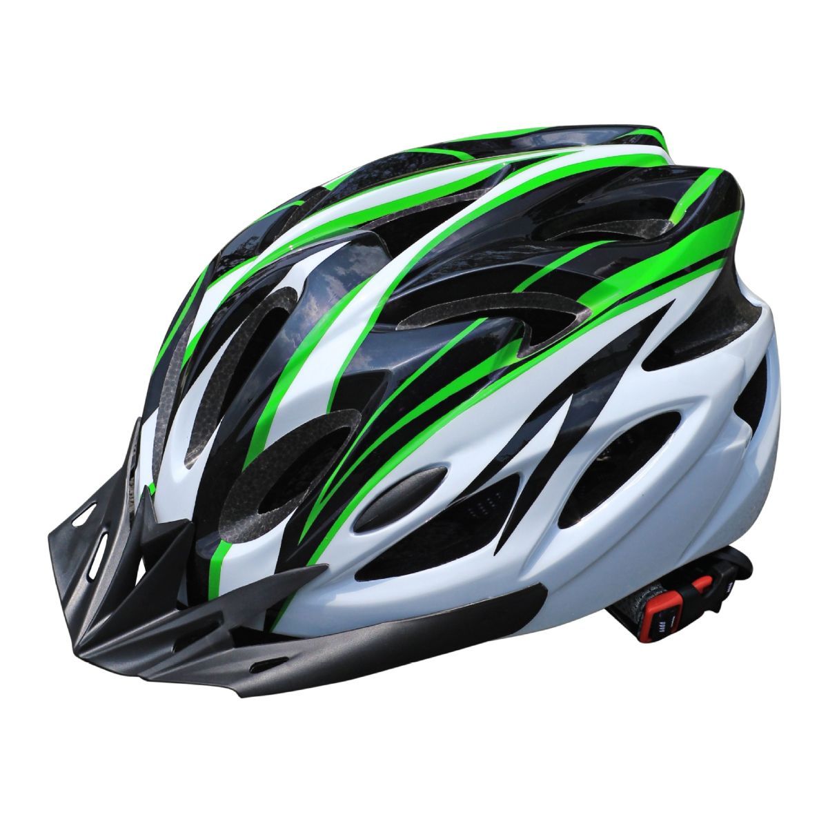 Mountain Bike Helmet Ultra-Breathable Cycling Helmet Integrated Helmet - black and yellow - Size L59-61CM — image 6