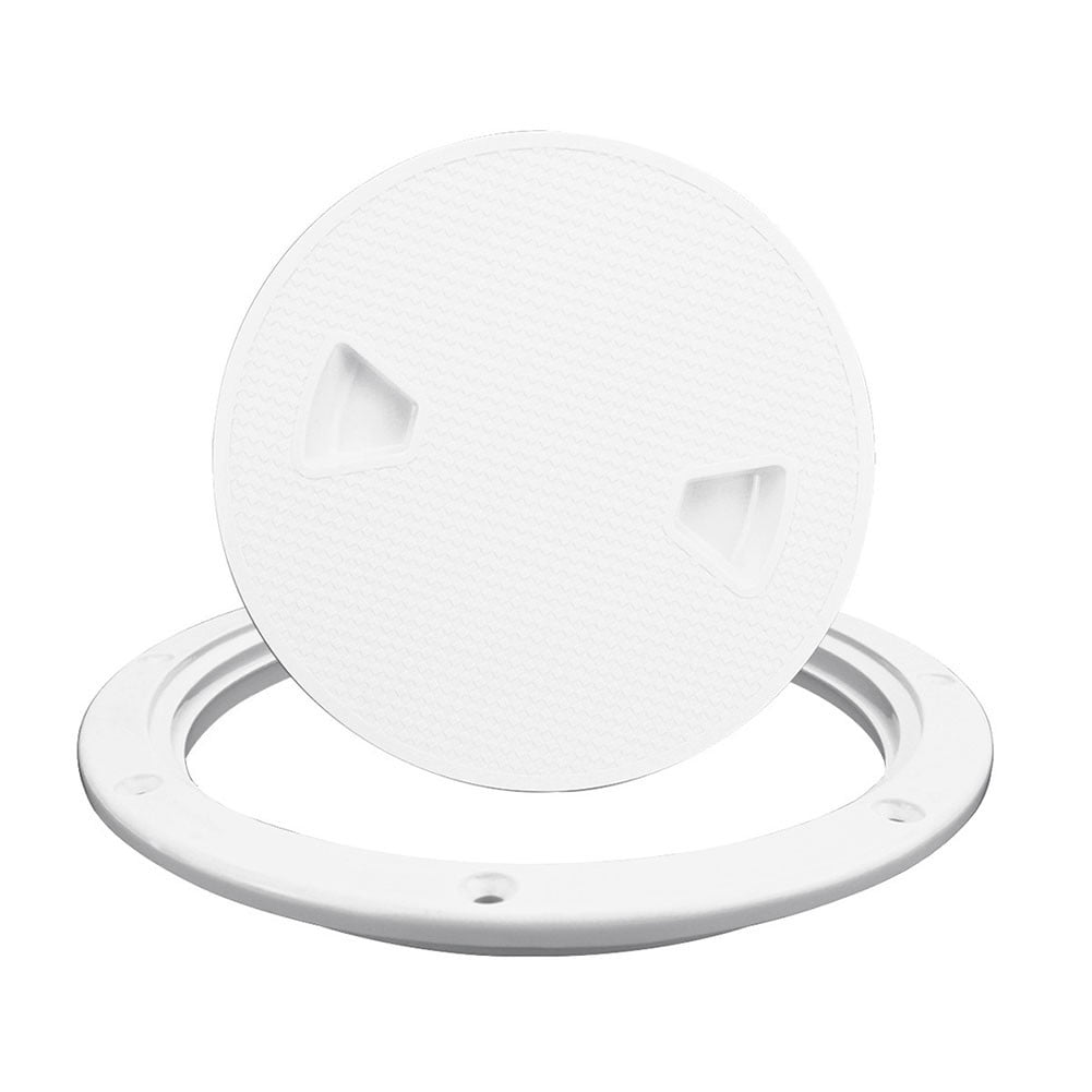 4" 6" 8" White Round Abs Marine Boat Inspection Hatch With Detachable Cover Non Slip Deck Access Panel For Yacht And Watercraft 4 Inch 8" — image 4