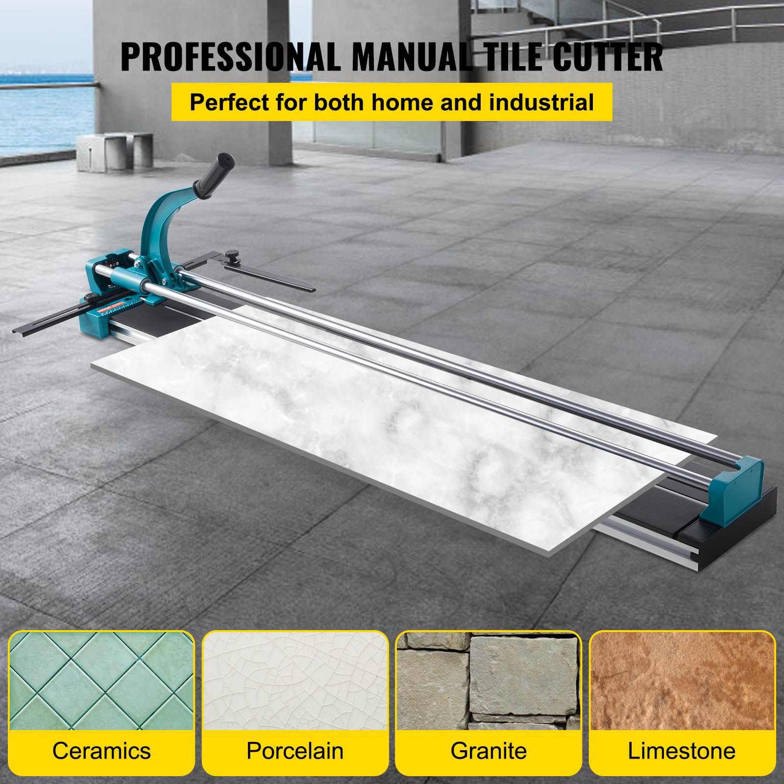 Manual Tile Cutter 1200mm Cutting Machine w/ Laser for Ceramic — image 2