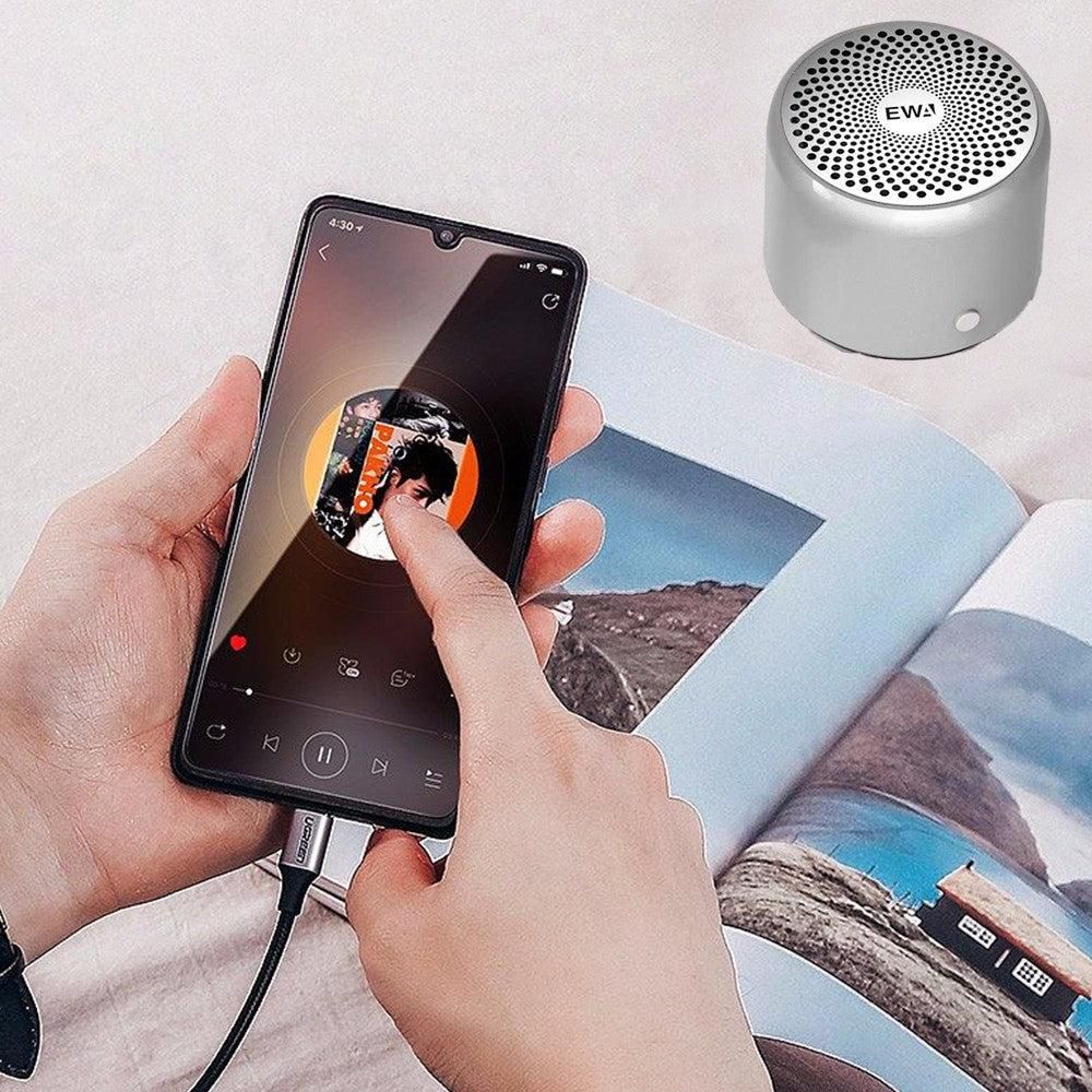 Portable Wireless Mini Bluetooth Speaker Mic Bathroom Shower Speaker Grey โ image 3