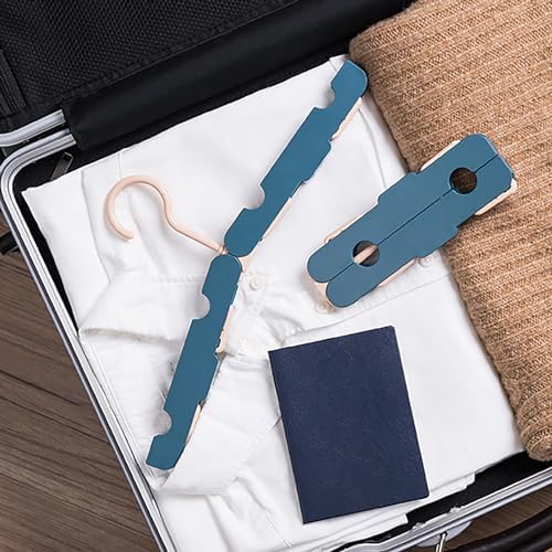 Folding Clothes Rack - Hanging Clothes Rack - Portable Folding Hanger with Hook - Ideal for Travel, Campers, Travelers and Small Spaces - Two-Piece Pack - Dark — image 4