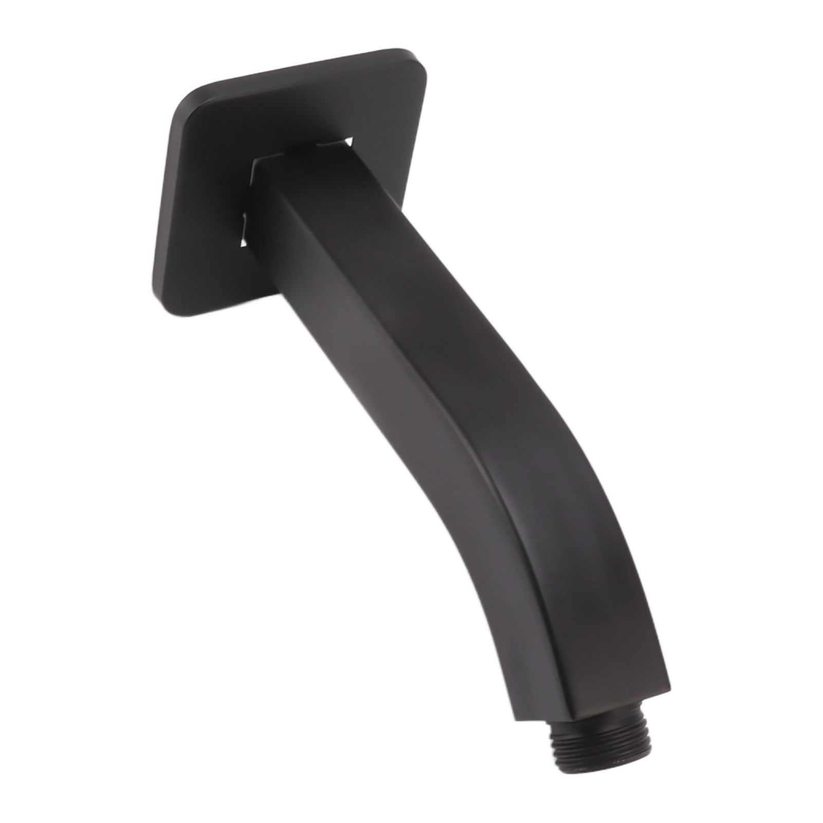Shower Arm Extension Tube Brass Shower Head Extender Home Decoration NPT for Bathroom Black — image 5