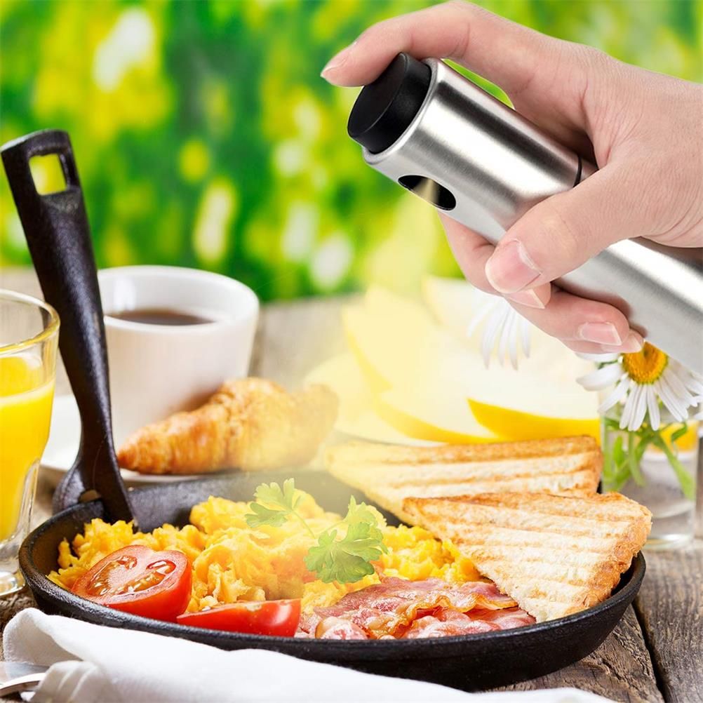 Olive Oil Sprayer for Cooking Oil Mister Stainless Steel Oil and Vinegar Sprayer Bottle for Barbecue Salad Cooking Baking โ image 5
