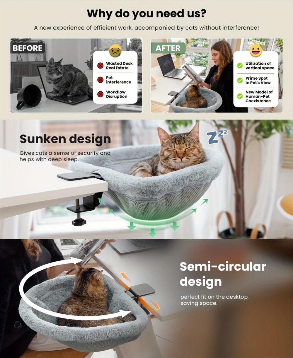 space - saving cat bed โ image 5