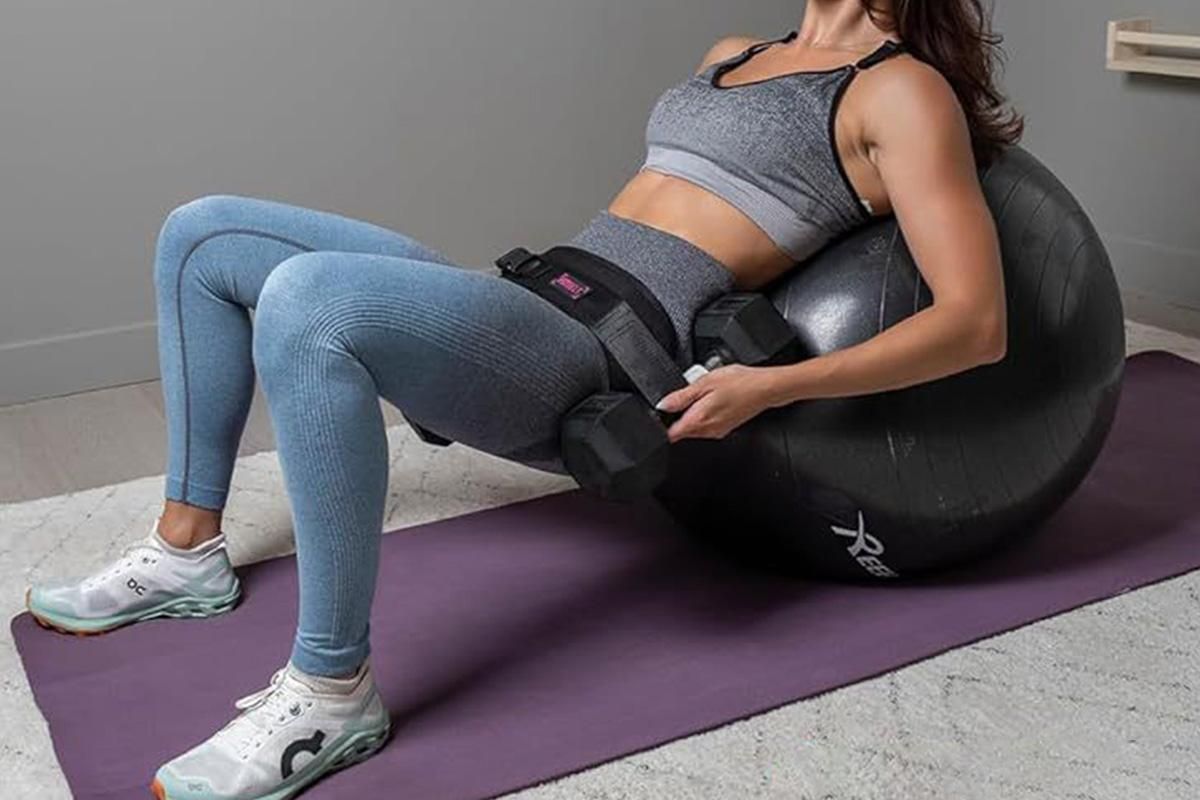 Hip Thrust Belt For Dumbbells Booty Belt For Hip Thrust Slip-Resistant Pad β image 5