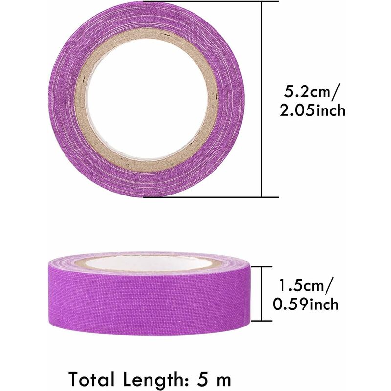 Neon Gaffer Tape 6 Colors, Uv Blacklight Glow In The DArk Fluorescent Tape For Uv Party (0.6 Inch X 16.5 Feet) — image 4