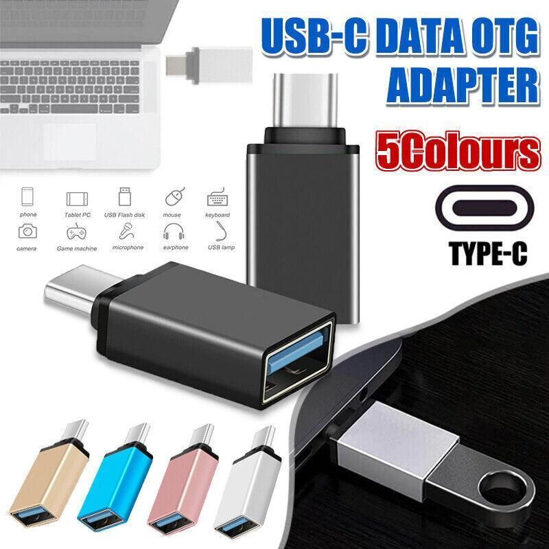 USB Type-C to USB 3.0 Adapter OTG Converter for Phone Tablet Laptop - Silver โ image 2