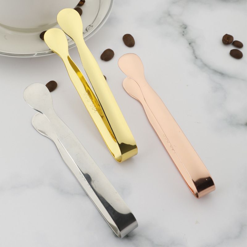 3 PCS Ice Tongs Mini Sugar Tongs Stainless Steel Small Serving Tongs, Small Kitchen Tiny Tongs for Appetizers,Tea Party,Coffee Bar — image 2