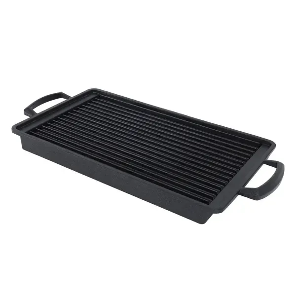 Mini Aluminium Alloy Charcoal Grill Pan with Fast Even Heating for Home Cooking, Camping and Picnics, Black, 24 × 15 cm — image 6