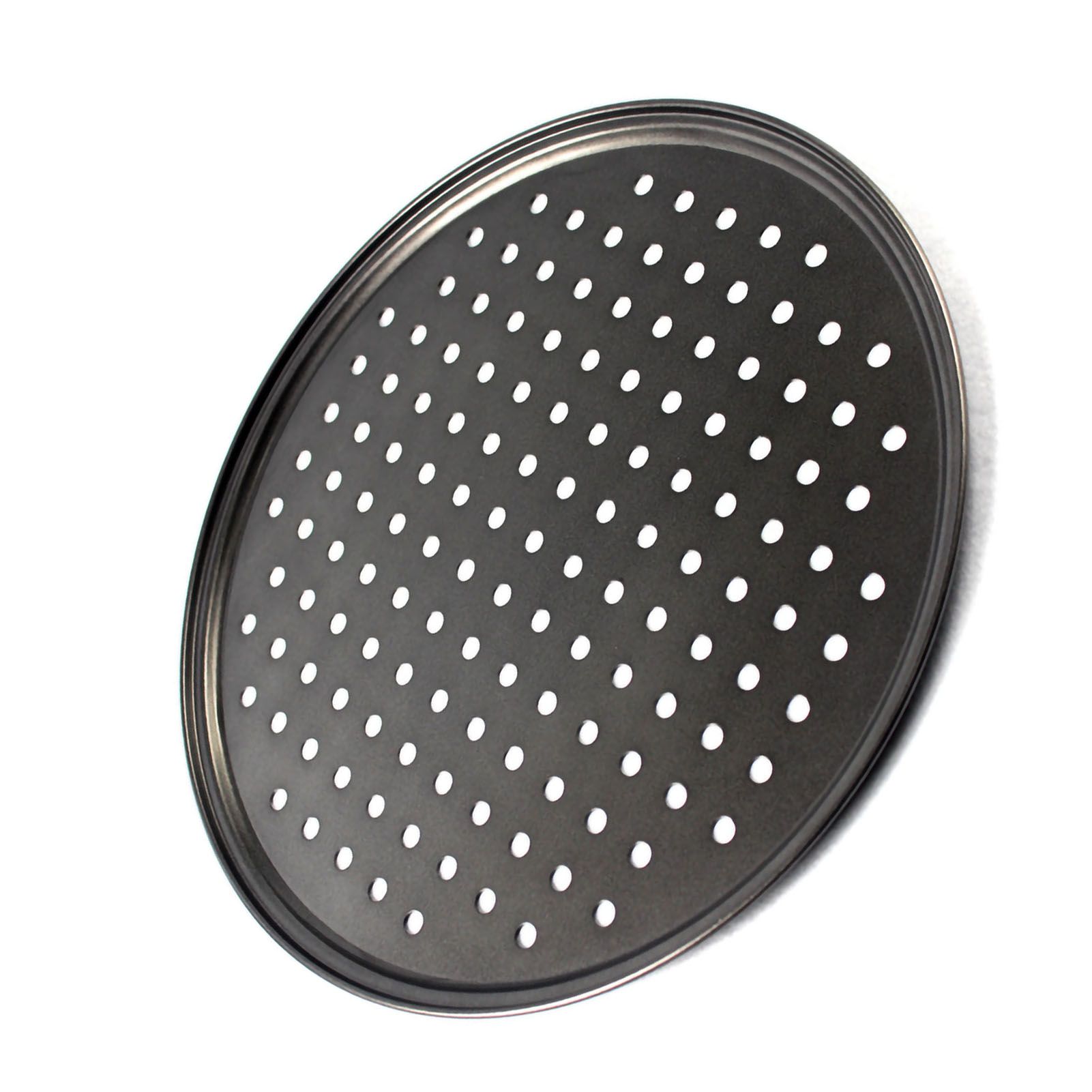 Perforated Pizza Pan Non Stick Baking Easy Unmolding Firm Bottom Vented Pizza Pan 32CM — image 4