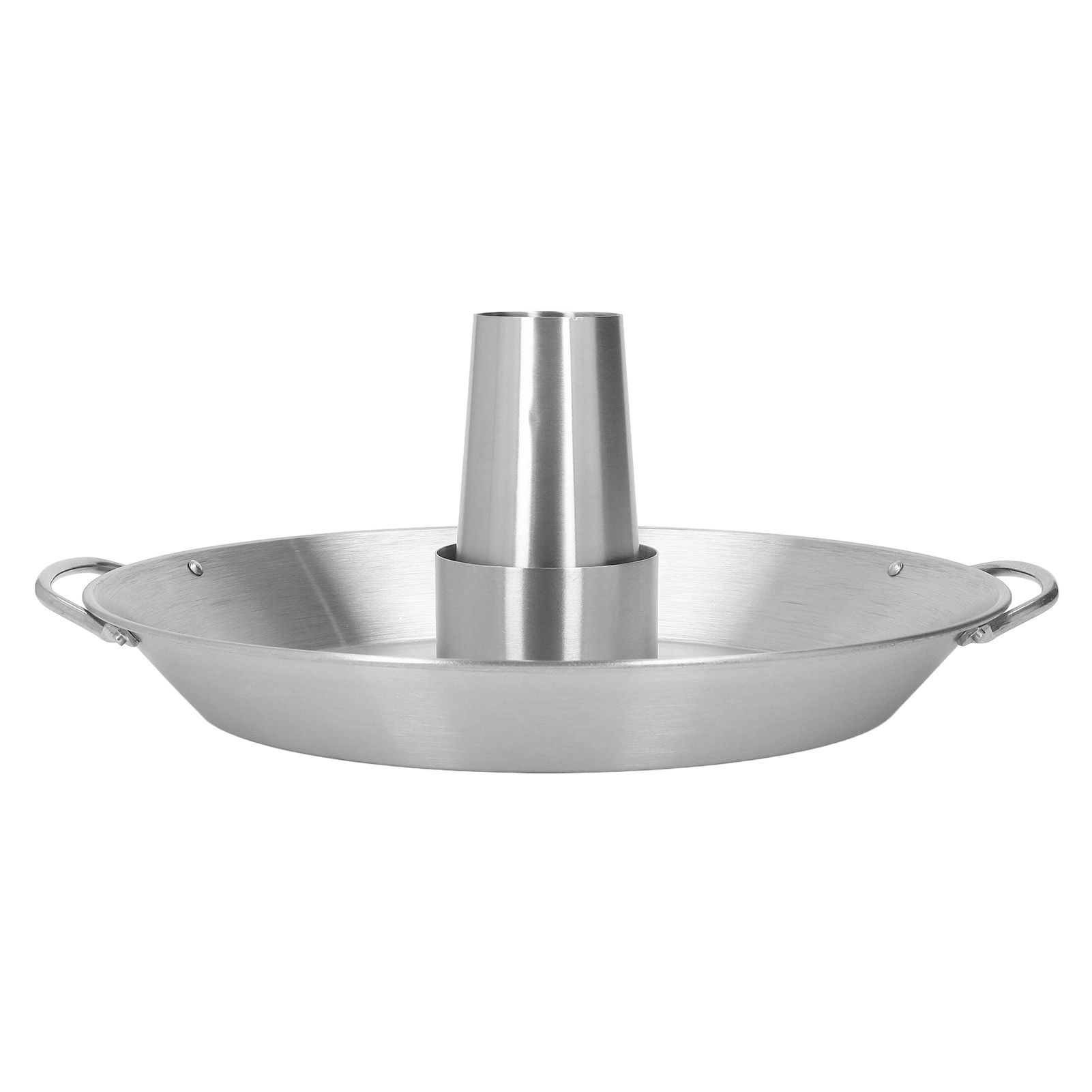 Beer Can Chicken Roaster Rack Reusable 430 Stainless Steel BBQ Roasting Pan for Home — image 6