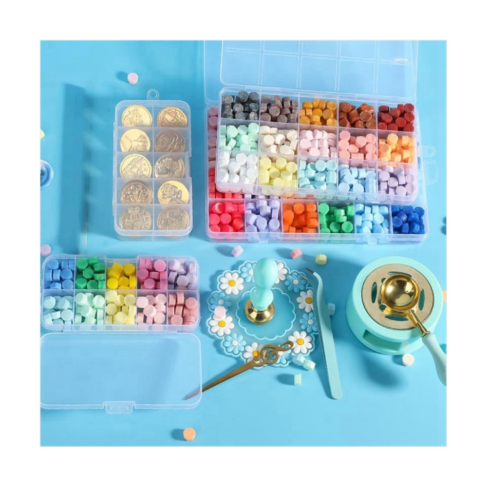 Wax Seal Stamp Kit 17Pcs, Heater, Coloring Pen — image 2