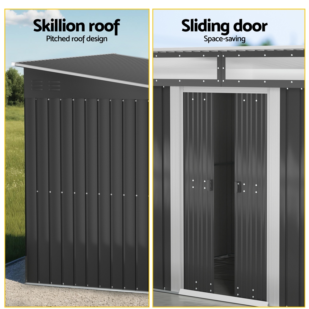 Giantz Garden Shed Outdoor Storage 2.60x1.95M Tool Sheds Workshop House Shelter โ image 6
