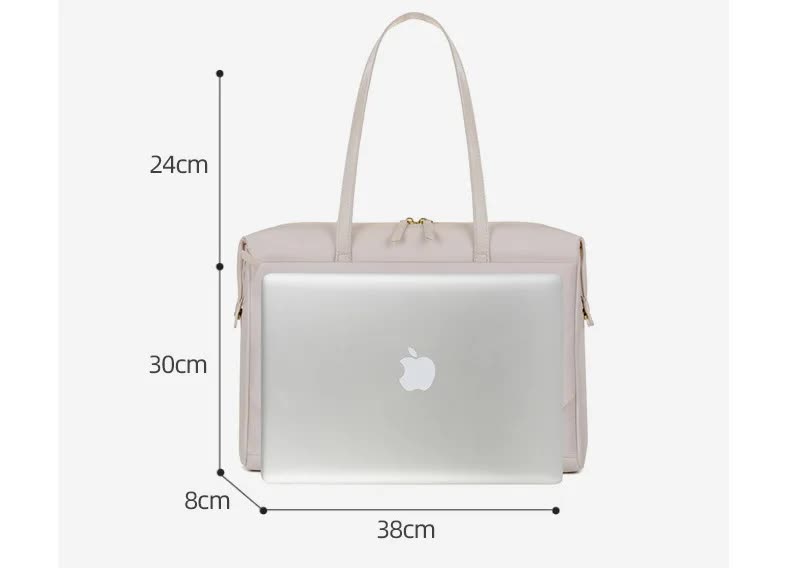 Black Women’s Work Tote Bag – New Fashionable Laptop Bag, Large Capacity Business Briefcase, Commute & Office Tote — image 2