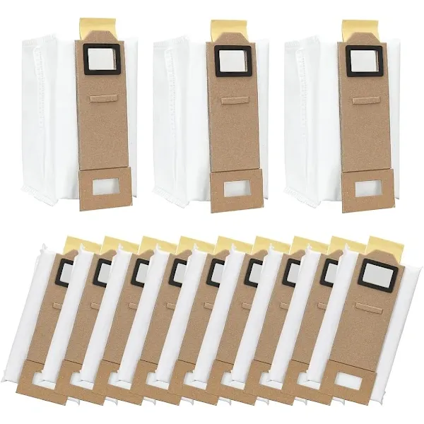12 Vacuum Cleaner Bags for Roborock S7 Plus S7 Max T7s Plus, Replacement-Xin