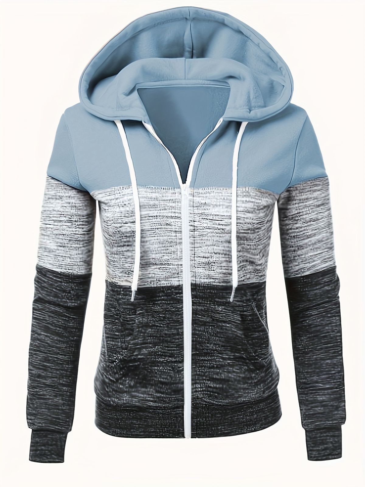 3d Print Hoodie Autumn Hoodie Casual Zip Hoodie Loose Sweatshirt Streetwear - Black - Size 2XL(AU 2XL/EU54) โ image 2