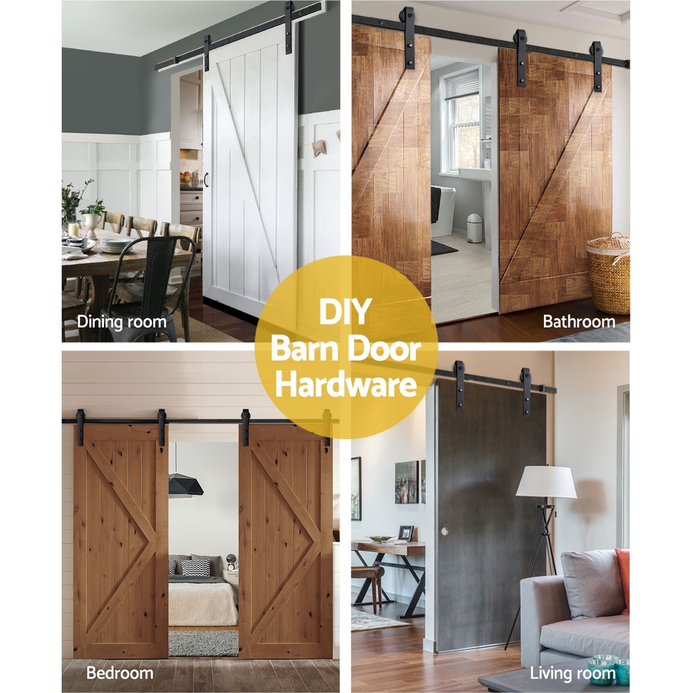 Cefito Sliding Barn Door Hardware Track Set 4m โ image 3