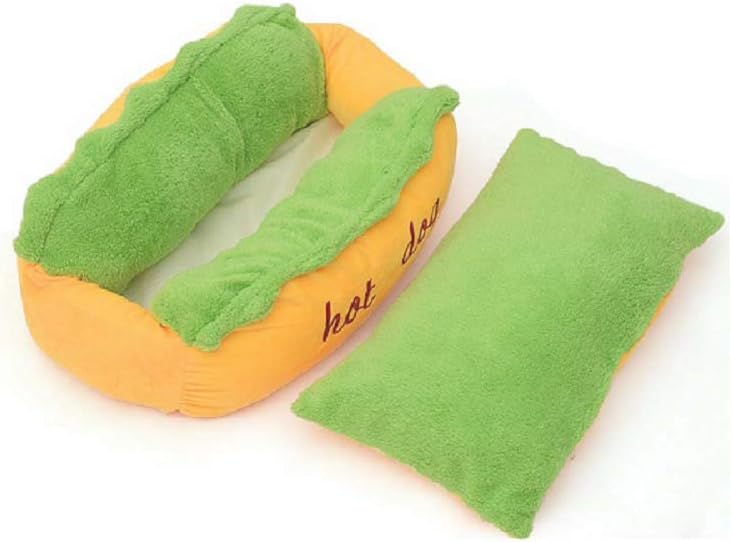 Hotdog Design Dog Bed - Soft, Removable & Washable Pet Mat for Small Dogs — image 3
