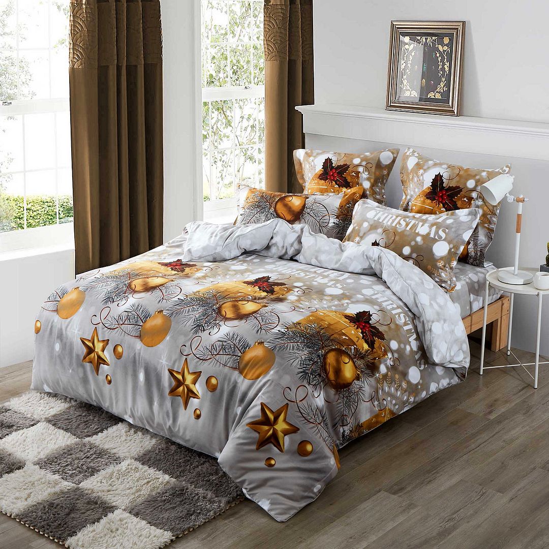Christmas Gift King Size Quilt/Duvet Cover Set โ image 3